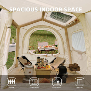 Inflatable 4-8 Person Waterproof Camping Tents