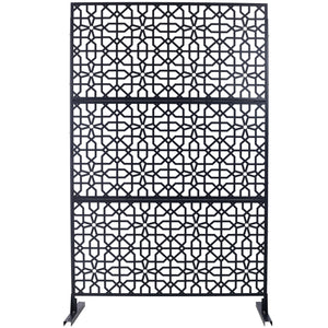 Outdoor & Indoor Metal Freestanding Decorative Privacy Screen