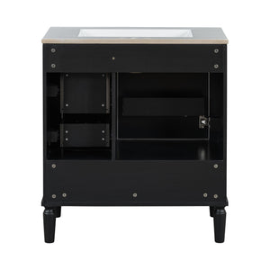 Traditional Bathroom Vanity Set With Soft Close Doors