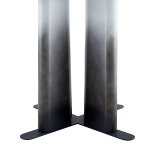 Round Dining Table With Cross Base, Modern Home Furniture