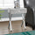 Accent Side X Table, Storage Drawer, Contemporary & Modern - Best Buy Furniture