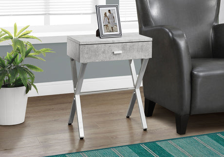 Accent Side X Table, Storage Drawer, Contemporary & Modern - Best Buy Furniture
