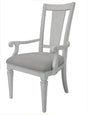 Katia - Arm Chair (Set of 2) - Light Gray / White - Best Buy Furniture
