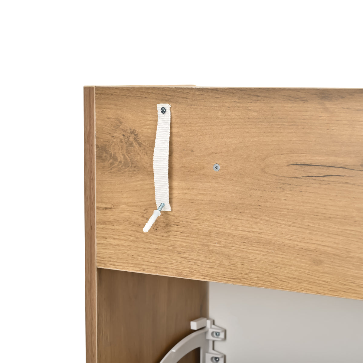 Shoe Cabinet with 3 Hidden Flip Drawers & 2 Storage Drawers