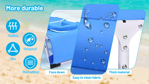 3-in-1 Heavy Duty Tanning Chair with Face Hole Adjustable