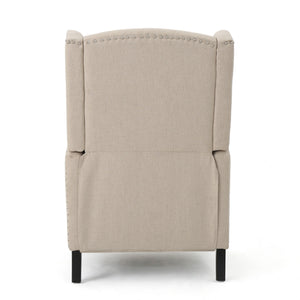 Westeros Wing Back Fabric Upholstered Recliner