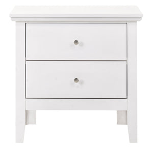 English Dovetailed Drawers Nightstand