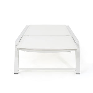 Myers - Modern Chaise Lounge Set With Adjustable Back