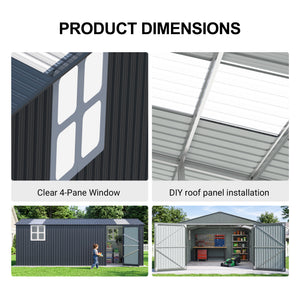 Outdoor Storage Shed 20x13 FT
