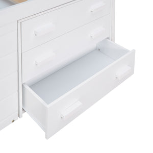 Loft Bed With Cabinet And Shelf