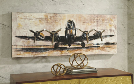 Kalene - Wall Art - Brown / Black - Best Buy Furniture