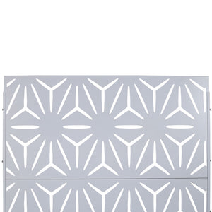 Outdoor & Indoor Metal Privacy Screen, Freestanding Decorative Panels
