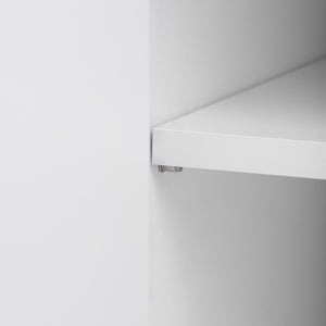 Modern TV Stand For TVs Up To 80", Entertainment Center With 4 Drawers And 1 Cabinet, Wood TV Console Table With And Handles For Living Room - White