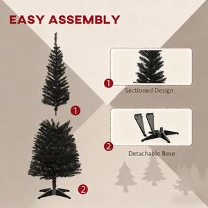 Slim Xmas Tree with Plastic Stand