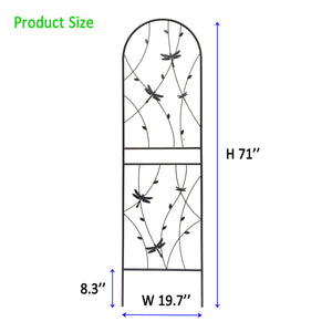 4 Pack Metal Garden Trellis for Climbing Plants