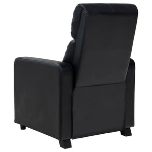 Warren - 4 Seater Home Theater With Wedge Console Recliners - Black