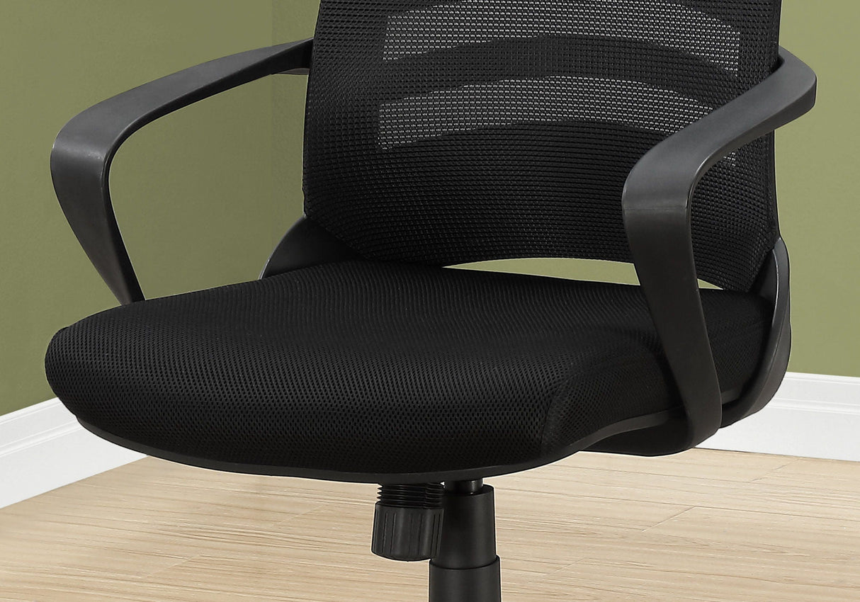 Office Chair, Adjustable Height, Swivel, Ergonomic, Armrests - Best Buy Furniture