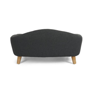 Elevated Dog Bed Frame for Small Dogs with Rubber Wood Legs