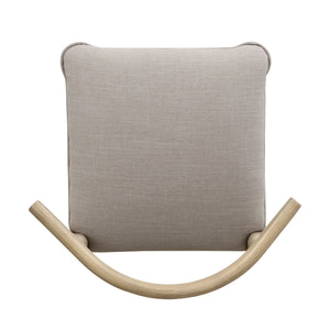 Bar Stool in Pebble Fabric (Set of 2)