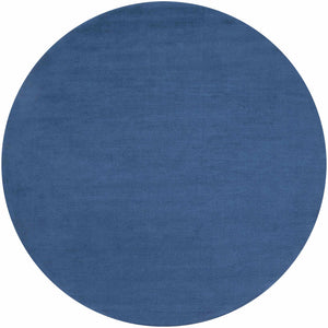 Brockton Solid Blue Wool Rug