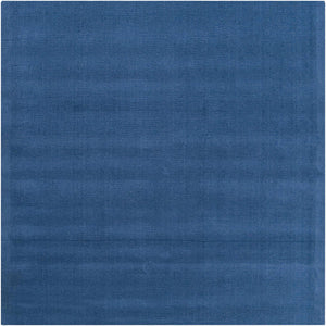 Brockton Solid Blue Wool Rug