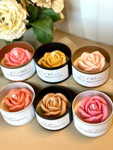 Flower in a Jar Candle – Handcrafted Soy Wax Scented Candle Gift