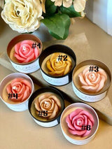 Flower in a Jar Candle – Handcrafted Soy Wax Scented Candle Gift