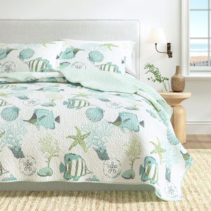 Seaside Collection 3-Piece Quilt Set
