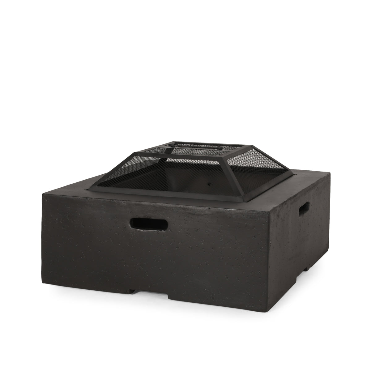 Outdoor 29" Square MgO Wood-Burning Fire Pit