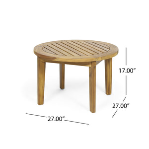 Outdoor Acacia Wood Patio Coffee Table
