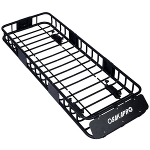 G&H Rooftop Cargo Carrier Basket Steel Universal Fit in Black - view 3
