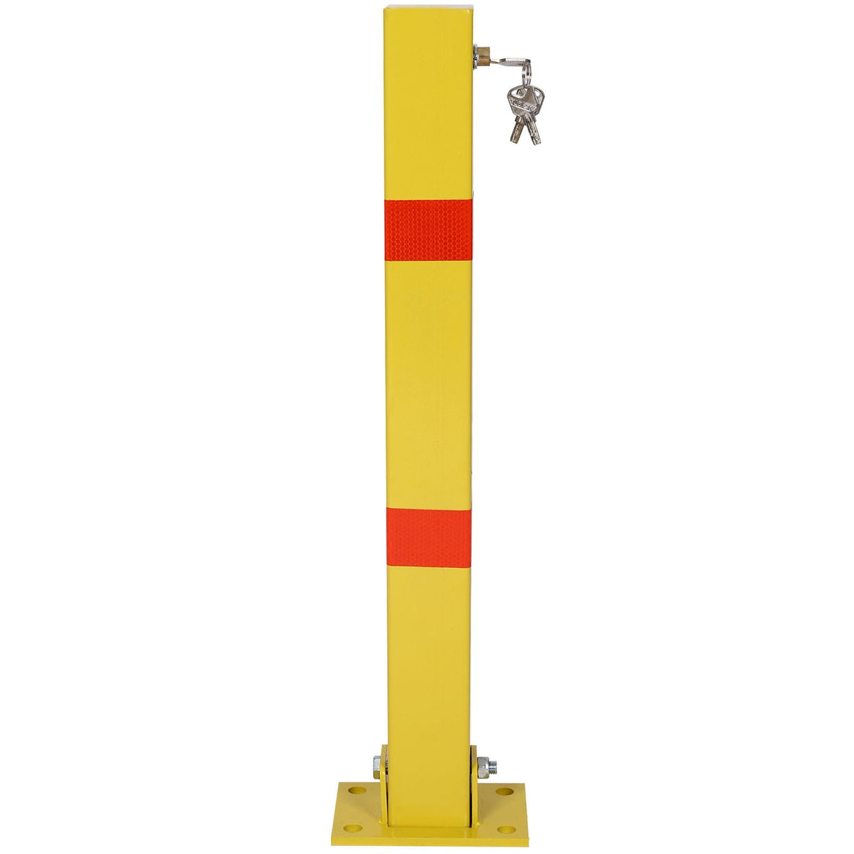 G&H Square Parking Bollard Pole Barrier with Lock - view 4