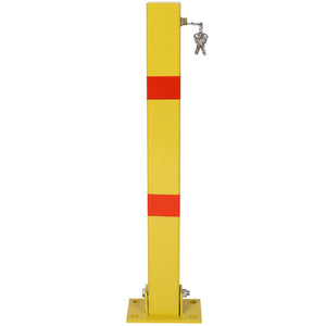 G&H Square Parking Bollard Pole Barrier with Lock - view 4