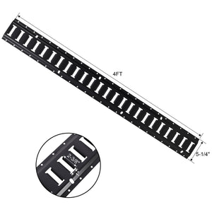 G&H Heavy Duty E Track Tie-Down Rail Kit with Steel O-Ring Anchors - view 2