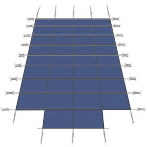 G&H High Strength Mesh Pool Safety Cover for 20 x 40 Ft Rectangular Inground Pools - view 4
