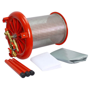 G&H Hydraulic Fruit Wine Apple Press 5.3 Gallon with Stainless Steel Basket - view 2