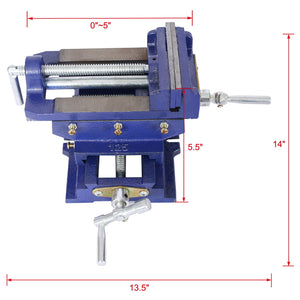 G&H Industrial Quality Cross Slide Vise with Precision Control - view 9