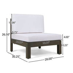 Brava X-Back 3 Seater Outdoor Sectional Sofa Set