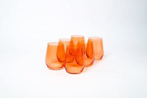 glasshauseco Aperol Orange - Colored Wine Glass - view 8