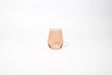 glasshauseco Brown Sugar - Stemless Colored Wine Glass