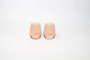 glasshauseco Brown Sugar - Stemless Colored Wine Glass - view 2