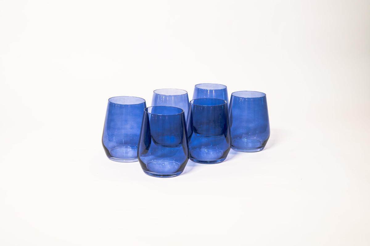 glasshauseco Indigo-go - Stemless Colored Wine Glass - view 4