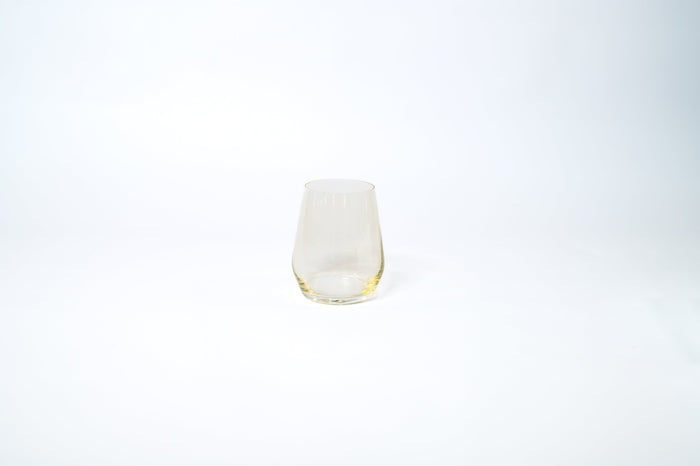 glasshauseco Lemon Drop Yellow- Stemless Colored Wine Glass
