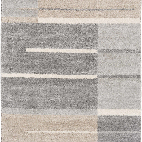 Glouster Taupe&Gray Lined Area Rug