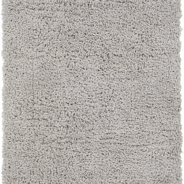 Siari Solid Medium Gray Shag Rug