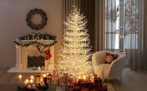 GO 6FT Pre-lit Aspen Fir Artificial Christmas Tree - view 10