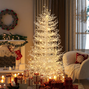 GO 6FT Pre-lit Aspen Fir Artificial Christmas Tree - view 2