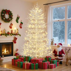 GO 6FT Pre-lit Aspen Fir Artificial Christmas Tree - view 3