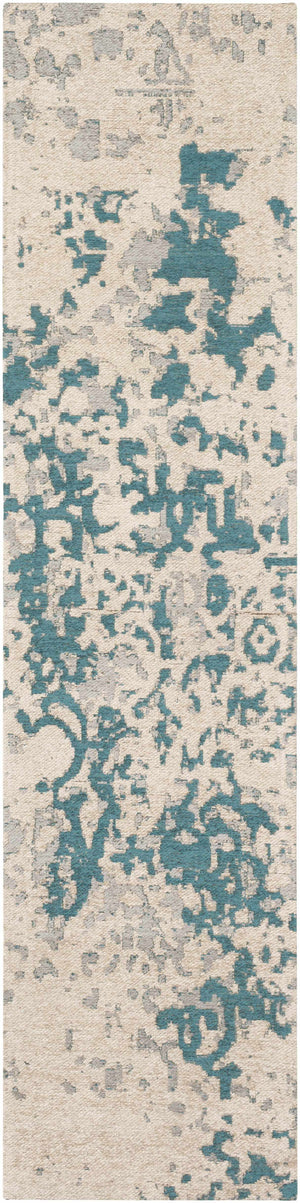 Sweeny Beige/Blue Abstract Area Rug - Clearance
