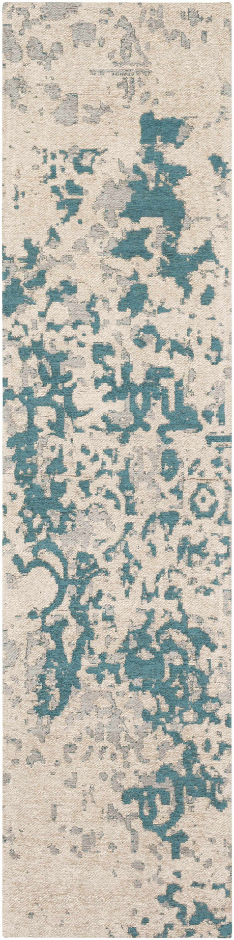 Sweeny Beige/Blue Abstract Area Rug - Clearance